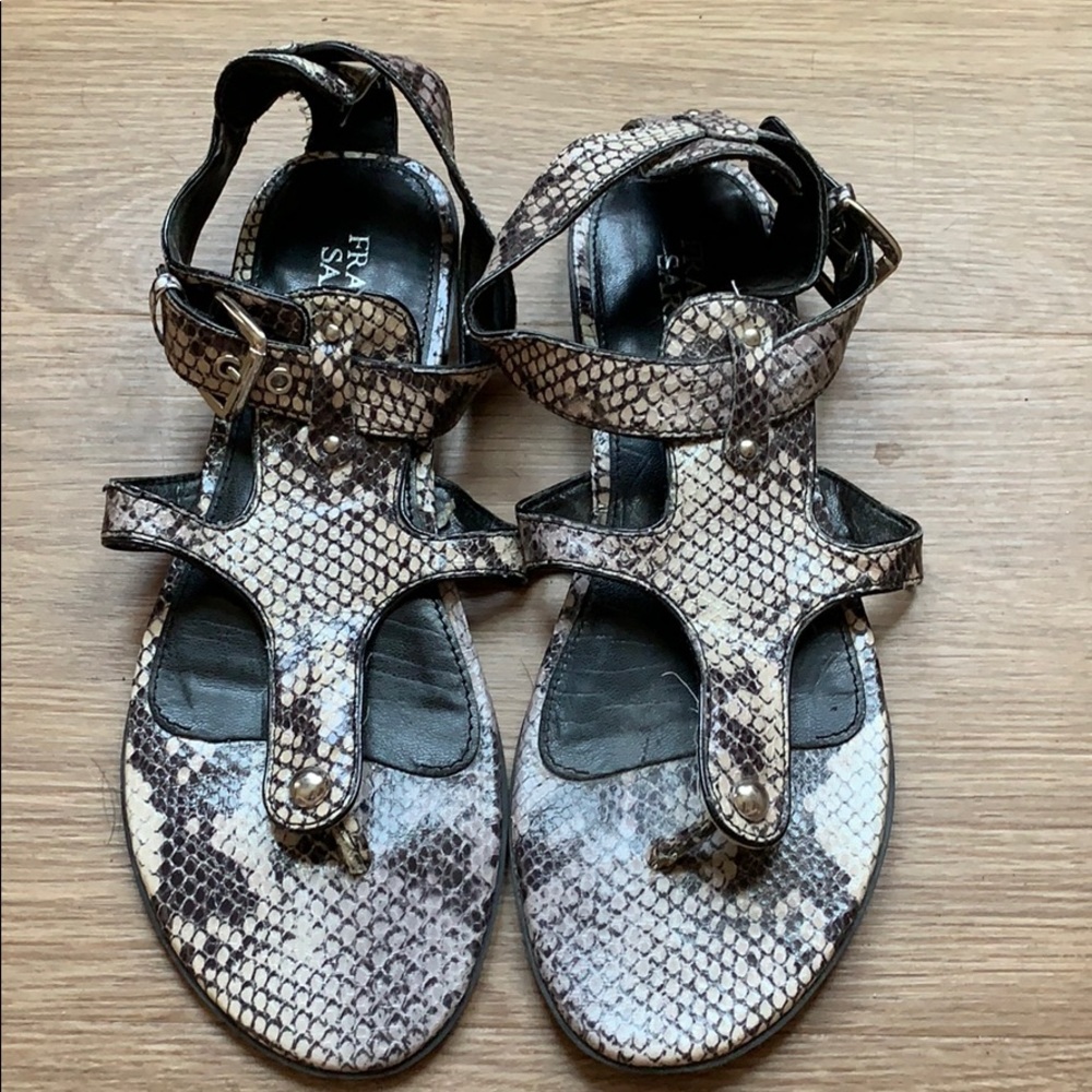 Snakeskin sandals